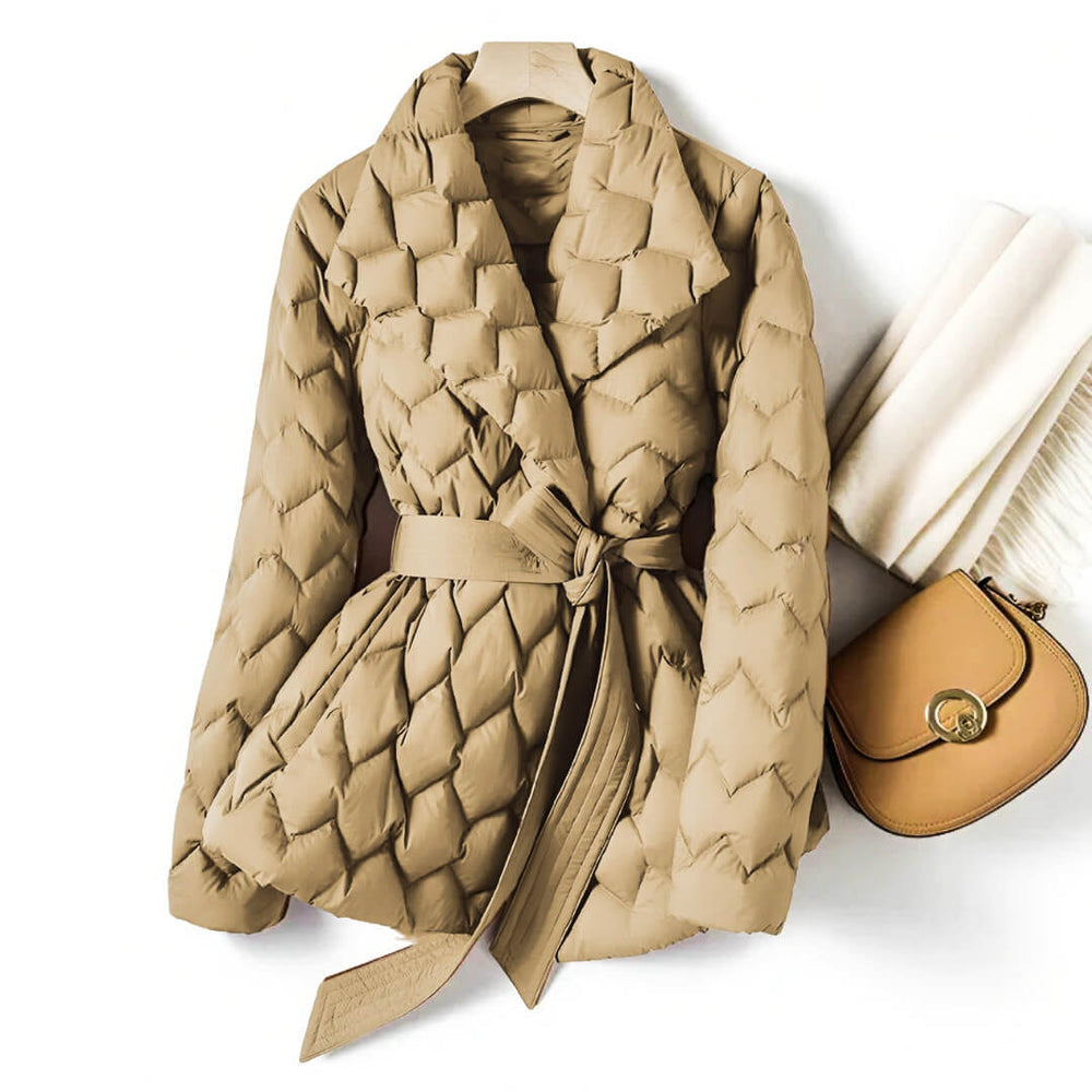 Kelly - Stylish Quilted Down Coat