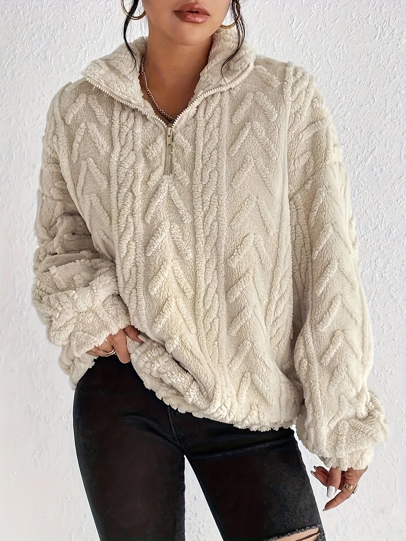 Talia - Knit Half-Zip Sweater