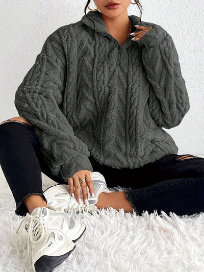 Talia - Knit Half-Zip Sweater