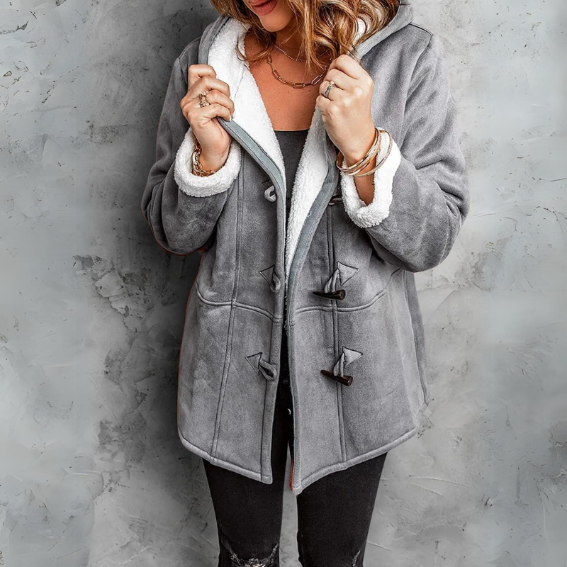 Sandra – Soft Hooded Coat