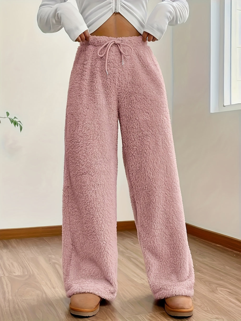 Kathryn – Ultra-Fleece Wide-Leg Pants